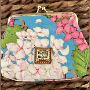 Dooney Bourke flowered wallet/coin purse